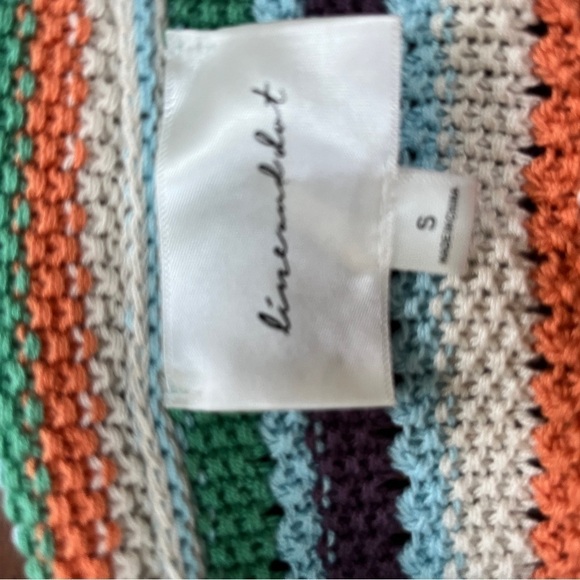 NWOT Line and Dot crochet crop top  size small - Picture 4 of 4